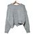 Autre Marque Diagram GRACE CONTINENTAL Asymmetrischer Strickpullover Braun