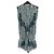 Autre Marque POUPETTE SAINT BARTH Blauer Seiden Romper