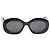 Céline Gafas de sol redondas oversized Triomphe negras Negro