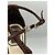 Sandali wedge in pelle Christian Dior Brown Cannage Platform Marrone - vista 12