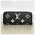 Portafoglio lungo Louis Vuitton Monogram Empreinte Bicolor Nero Beige - vista 8