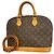 Borsa Louis Vuitton Monogram Alma Marrone