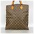 Borsa Tote Louis Vuitton Monogram Sac Plat Marrone - vista 10