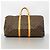 Borsa Louis Vuitton Boston Monogram Keepall 55 Marrone - vista 14