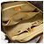 Borsa Louis Vuitton Monogram Deauville Marrone - vista 4