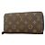 Louis Vuitton Monogram Zippy Wallet Braun