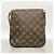 Borsa a tracolla Louis Vuitton Monogram Musette Salsa Marrone - vista 10