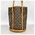 Borsa Tote Louis Vuitton Monogram Bucket GM Marrone - vista 11