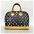 Borsa Louis Vuitton Alma Monogram Multicolor Nero - vista 10