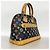 Borsa Louis Vuitton Alma Monogram Multicolor Nero - vista 2