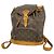 Zaino Louis Vuitton Monogram Montsouris MM Marrone