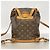 Zaino Louis Vuitton Monogram Montsouris MM Marrone - vista 12