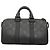 Borsa Louis Vuitton Keepall Bandoulière 25 Monogram Midnight Nero - vista 8