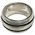 Tiffany & Co Anello Tiffany Vintage Grooved Double Line Band Ring Argento - vista 6