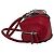 Loewe Senda Logo Geprägte Lederhandtasche Rot - Ansicht 5