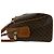 Céline Celine Vintage Macadam Blazon Pattern Triomphe Lederhandtasche Braun - Ansicht 5