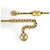 Collana Louis Vuitton LV Iconic GP Rhinestone Gold D'oro - vista 3