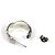 Orecchini a lobo Chanel Silver 925 Argento - vista 3