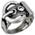 Ring Hermès Anello Band Hermes Boucles Sellier Argento
