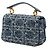 Borsa a mano Dior Blue Mini Tweed Cannage Jolie Top Handle - vista 2