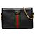 Gucci Borsa a Tracolla Ophidia Chain Piccola in Pelle di Vitello Nera Nero