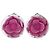 Orecchini a clip Chanel Pink CC Resin Camellia Rosa