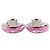 Orecchini a clip Chanel Pink CC Resin Camellia Rosa - vista 6