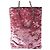 Borsa Shopping Chanel in paillettes rosa - vista 2