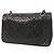 Chanel Black Small Classic Lambskin Double Flap Nero - vista 2
