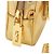 Prada Mini Metallic Vitello Handtasche mit oberem Griff, Gold Golden - Ansicht 11
