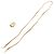 Prada Mini Metallic Vitello Handtasche mit oberem Griff, Gold Golden - Ansicht 14