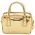 Prada Mini Metallic Vitello Handtasche mit oberem Griff, Gold Golden - Ansicht 4