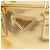 Prada Mini Metallic Vitello Handtasche mit oberem Griff, Gold Golden - Ansicht 8