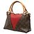 Louis Vuitton Brown Monogram V Tote BB Marrone - vista 2