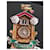 Spilla Chanel Cuckoo Clock Bianco Rosso D'oro Verde Silver hardware Gold hardware  - vista 5