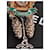 Spilla Chanel Cuckoo Clock Bianco Rosso D'oro Verde Silver hardware Gold hardware  - vista 6