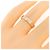 Anello Cartier Mini Love in oro rosa D'oro - vista 4