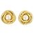 Orecchini a clip Chanel Gold and White Bianco D'oro