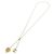 Colar Chanel 15995 Gold Crystal Dourado - vista 2