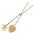 Colar Chanel 15995 Gold Crystal Dourado - vista 3