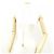 Colar Chanel 15995 Gold Crystal Dourado - vista 7