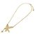Collana Chanel in cristallo oro e rosso D'oro - vista 2