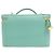 Borsa Chanel in pelle di vitello martellata verde - vista 2