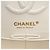 Borsa a tracolla con catena Chanel in vitello grana bianca Bianco - vista 15