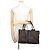 Hermès Borsa Tote Hermes Caravan Horizontal MM Arancione Cioccolato - vista 4