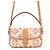 Borsa a mano Louis Vuitton Monogram Tile By the Pool Nano Diane Bianco Monogramma