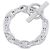 Hermès Bracciale con Charms Hermes Chaine d'Ancre MM Silver Argento
