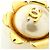 Orecchini a clip Chanel Gold and White Bianco D'oro - vista 4