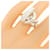 Hermès Croisette Ring Silber  - Ansicht 5