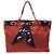 Borsa Gucci 285586 Rossa in tela GG e pelle Rosso